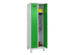 locker,HxBxD 1950x600x500mm,2vak,vak B 300mm,cil.-slot,voeten