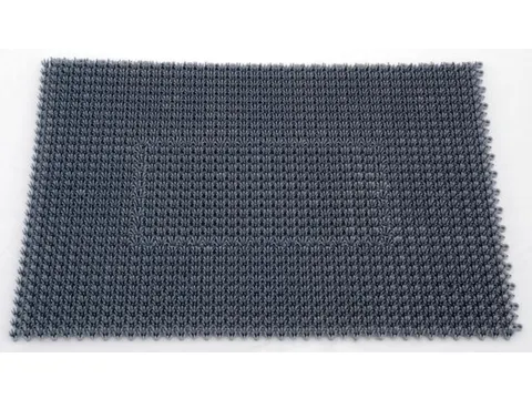 Schoonloopmat Grof Vuil Ldpe 57x86 Donkergrijs