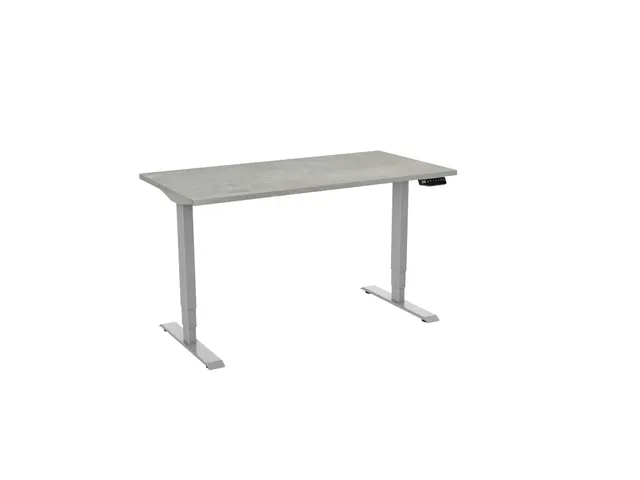 Piètement bureau assis-debout réglage électrique 180cm gris