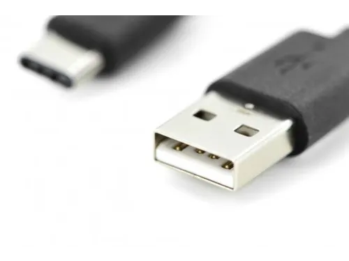 USB Type-C-aansluitkabel Type C naar A St/St 1m 3A, 480 MB 2.0 Zwart