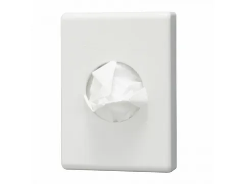 Damesverbandzakhouder wit tbv kunststof zakjes