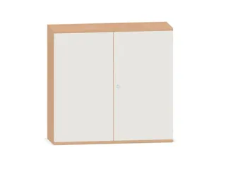 kantoorkast,HxBxD 1150x1200x430mm,decor romp beuken,decor front wit - 2