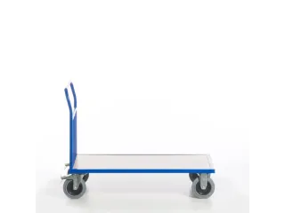 kopwandwagen,draagverm. 500kg,laadvl. LxB 1200x800mm,houtplaat,1wand - 1