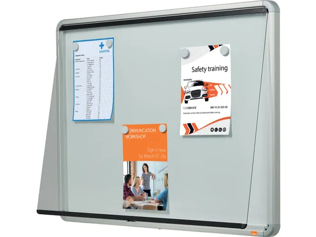 Nobo Vitrine Buitenvitrine 9xA4 75,2x4,5x100cm