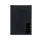 Menukaart Securit Trendy A4 2 tassen zwart lederlook