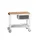 werkbank,verrijdbaar,HxBxD 930x1000x600mm,multiplexblad