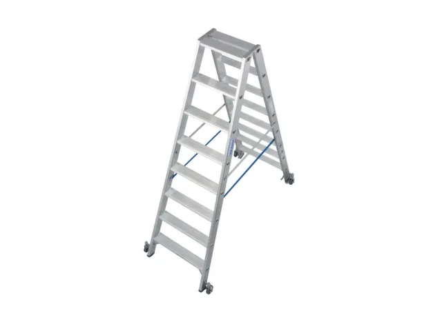 Verrijdbare Boktrap Aluminium L 2 04M 2X8Treden