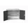 universele kast,HxBxD 900x1300x550mm,2xStalen bodem,draaigrendelslot