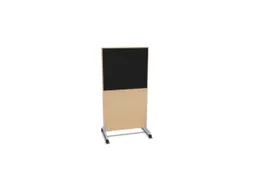 scheidingswand,HxB 1545x800mm,NE-esdoorn,BN8033-zwart
