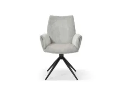 Bezoekersstoel,Stervoetonderstel Ronde Buis Zwart,M. Armleuningen