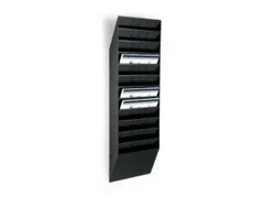 station de tri,p. DIN A4horizontal,HxlxP 1140x348x95mm,plastique,noir
