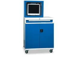 pc-kast,HxBxD 1640x830x700mm,monitorvak,toetsenbord-/muisblad