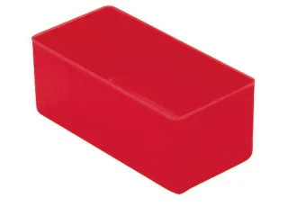 Inzetbak HxLxB 40x99x49mm Polystyreen Rood 50 stuks - 1