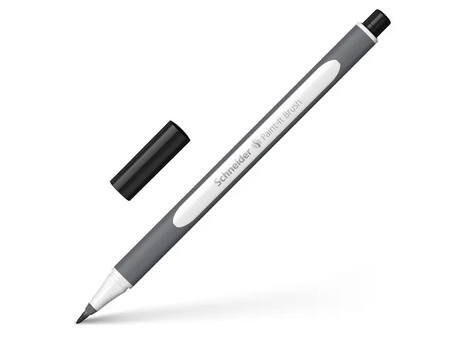 Brushpen Schneider Paint-It 070 zwart