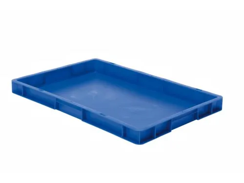 Euronorm-stapelbak 9.5l 50x600x400mm Wanden/bodem Gesloten Blauw