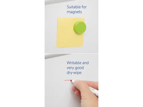 Whiteboard 2000 MAULpro 90x120cm Gelakt Staal