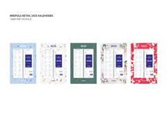 Calendrier semainier 2026 Brepols 190x130mm 7 jours/1 page spirale Fan