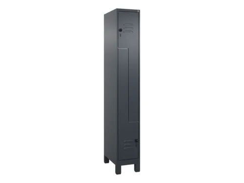 Z-garderobekast,HxBxD 1950x300x500mm,vak B 150/300mm,draaigrendel