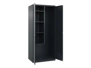 schoonmaakkast,HxBxD 1850x800x500mm,links 4vakken - 1