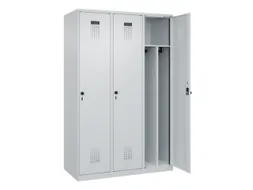 locker voor scheiding van kleding,HxBxD 1850x1200x500mm,3vak