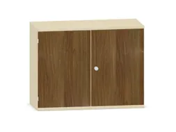 kantoorkast,HxBxD 770x1000x430mm,decor romp esdoorn,decor front noten