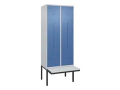 Z-garderobekast,HxBxD 2120x800x815mm,4vak,vak B 400mm,cil.-slot
