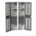 universele kast,HxBxD 2000x1050x550mm,4xStalen bodem,8lade(n)