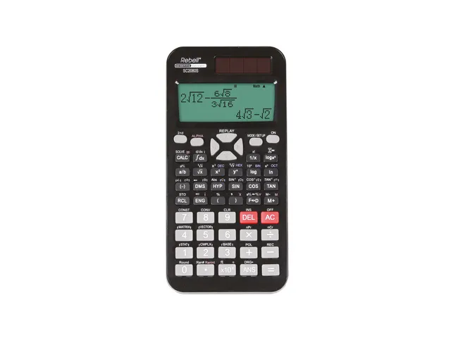Calculator Rebell-SC2080S-BX zwart wetenschappelijk