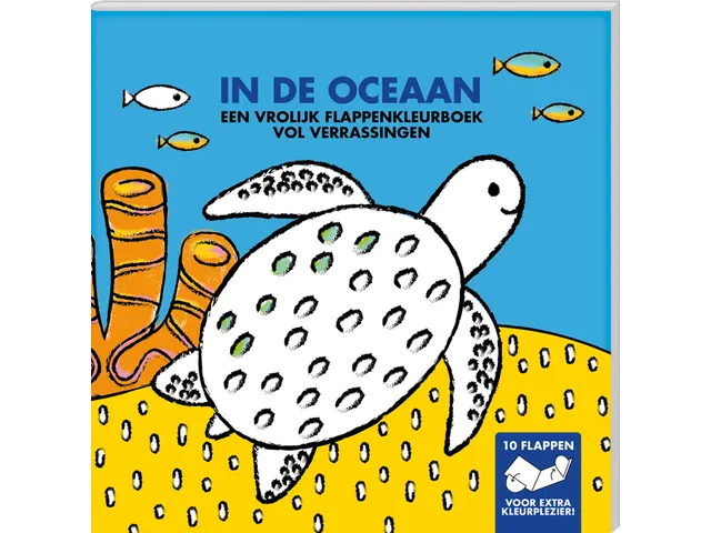Kleurboek met flappen Interstat In de oceaan