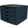 ladeblok,4xDIN A4,HxBxD 215x265x332mm,kunststof,blauw