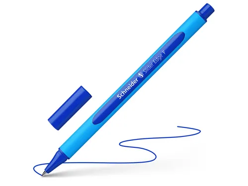 Balpen Schneider Slider Edge fijn blauw