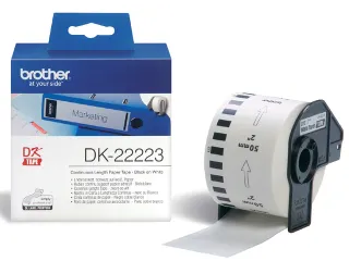 Etiket Brother DK-22223 50mm thermisch 30-meter wit papier - 1