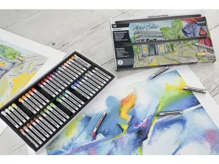 Oliepastelkrijt Eberhard Faber 9mm doos 50 stuks assorti - 5