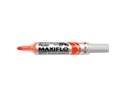 Viltstift Pentel MWL5M Maxiflo whiteboard rond 3mm oranje