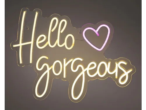 Ledbord Lumineo indoor USB neon Hello Gorgeous