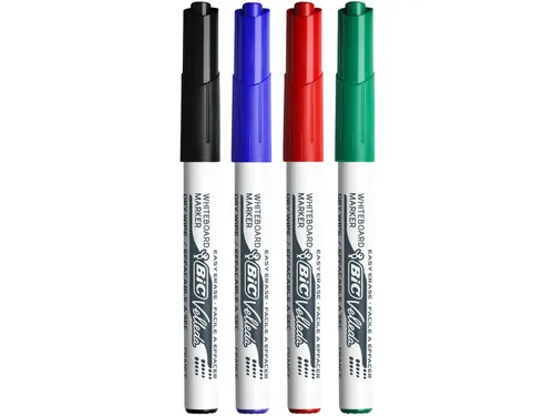 Viltstift Bic Velleda 1741 whiteboard rond medium zwart