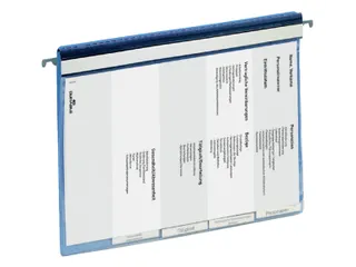 Dossiermap Durable Personeel 2555 A4 Blauw 5 vakken + hangrail - 3