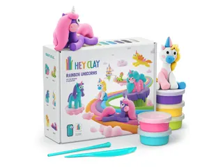 Hey Clay Klei set Rainbow Unicorns 15 delen Eenhoorns - 6