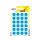 PSA15Bverpakking met 168 markeringspunten - diameter 15 mm - A6-vel -