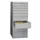 ladekast HxBxD 1200x500x600mm 9laden slot RAL7035 front RAL5012