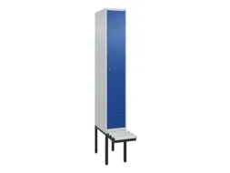 locker met bank,HxBxD 2120x300x815mm,1vak,vak B 300mm,cil.-slot