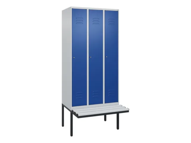 locker voor scheiding van kleding,HxBxD 2120x900x815mm,3vak