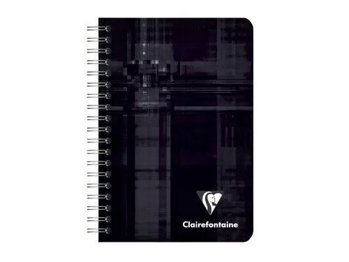 Notitieboek Clairefontaine A7+ 95x140 ruit 5x5 100blz 90gr assorti
