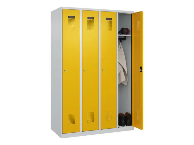 locker,HxBxD 1850x1200x500mm,4vak,vak B 300mm,cil.-slot