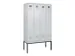 armoire vestiaire noir et blanc,HxlxP 2120x1200x500mm,4compart.
