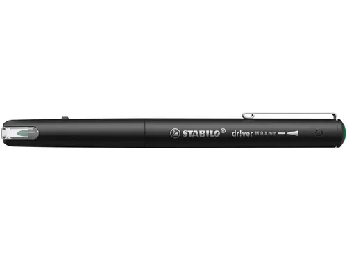 Fineliner STABILO dr!ver medium punt 0.8 mm Groen