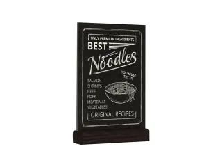 OUTLET Europel Krijtbord Tafelmodel A5 Staand Zwart - 1