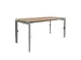 Bureau Linesto N3 hoogte instelbaar 160x80cm honey castello 25mm alu