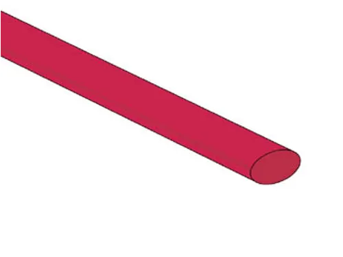 Thermische Krimpkous 6mm - Rood - 50 Stuks