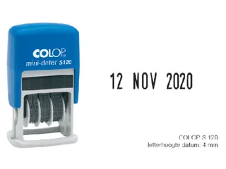 Datumstempel Colop S120 mini-dater 4mm zwart - 2